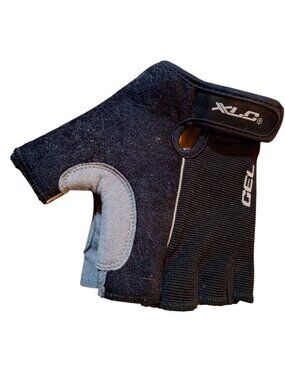 XLC Cycling Gloves Size Large Black/Gray 1/2 Finger New